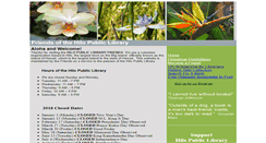 Desktop Screenshot of hilopubliclibrary.org